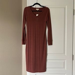 NWT Roolee Mauve Sweater Dress